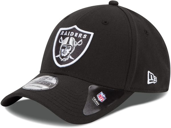 New Era NFL Las Vegas Raiders Team Classic 39THIRTY Stretch Fit Cap, Black, Medium-Large 11033107 Supply