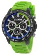 TW Steel Yamaha Factory Racing Quartz Chronograph Black Carbon Case Green Silicon Mens Watch Y118 For Sale