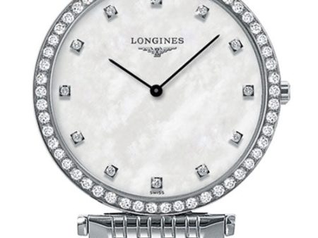 Longines La Grande Classique Diamonds Mother-of-Pearl Dial Stainless Steel Womens Watch L4.513.0.87.6 Online Hot Sale