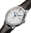 Baume & Mercier Classima Automatic Silver-Tone Dial Brown Leather Strap Date Mens Watch M0A10214 on Sale