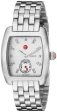 Michele Urban Mini Stainless Steel Silver Dial Diamonds Women s Watch MWW02A000502 Discount