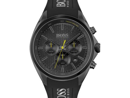 BOSS DISTINCT BLACK SILICONE WATCH  1513859 Fashion