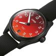 Limited Edition Oris ProPilot Coulson Automatic Carbon Fiber Titanium Red Dial Black Textile Strap Date Mens Watch 400 7784 8786-Set Discount