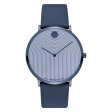 MOVADO - MODERN 47 - BLUE MUSEUM WITH FLAT DOT For Cheap