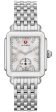 Michele Deco Mid Stainless Steel Mother-of-Pearl Dial Diamond Rectangle Womens Watch MWW06V000002 Online Hot Sale