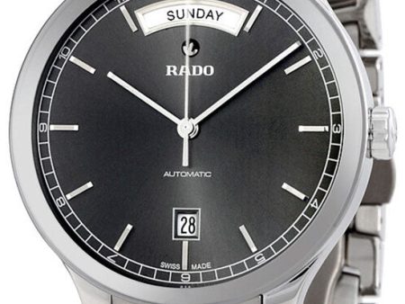 Rado Centrix Automatic Day-Date Gray Dial Stainless Steel Mens Watch R30156103 Online now