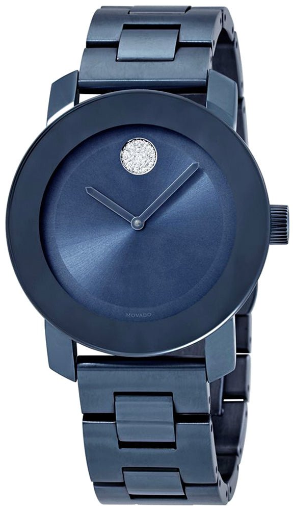 Movado Bold Light Blue Dial Ladies Watch 3600494 on Sale