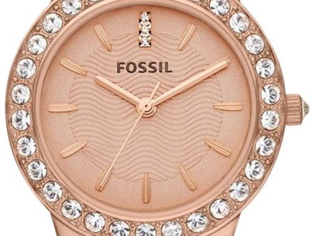 Fossil Jesse Rose-Tone Stainless Steel Watch ES3020 Cheap