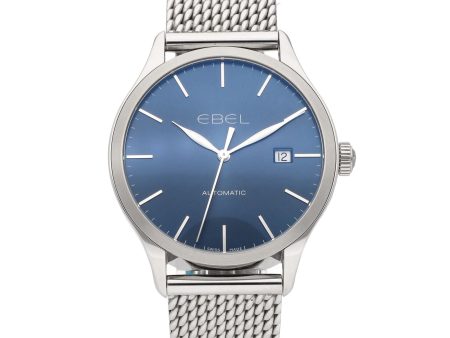 EBEL CLASSIC AUTOMATIC BLUE DIAL STAINLESS STEEL 1216149 Fashion