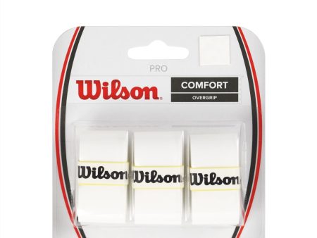 WILSON Pro Overgrip 3 Pack White Online Hot Sale