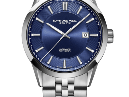 Raymond Weil Freelancer Men s Classic Blue Automatic Date 2731-ST-50001 For Discount