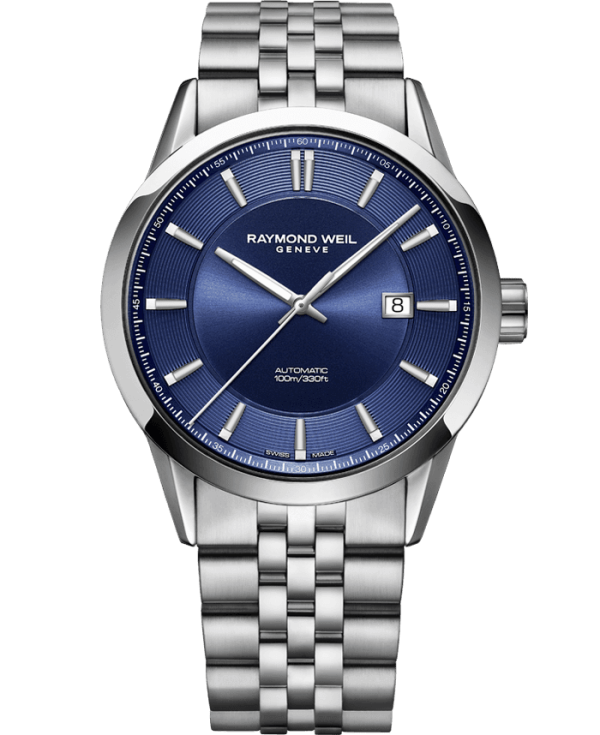 Raymond Weil Freelancer Men s Classic Blue Automatic Date 2731-ST-50001 For Discount