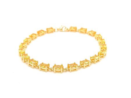 Ovale Giallo Tennis Bracelet RBOY-YG Supply