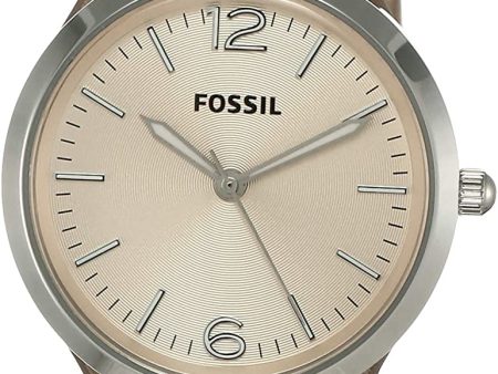 Fossil Georgia Bone Leather Women s Watch ES2830 Cheap