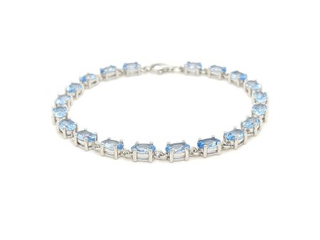 Ovale Acqua Tennis Bracelet RBOAB-WR Online Hot Sale