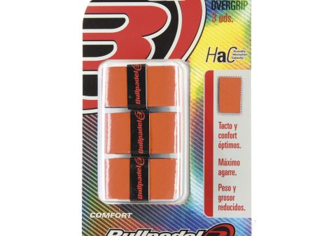 OVERGRIP BULLPADEL 3-PACK GB-1200-529 ORANGE Hot on Sale