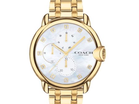 Coach  Arden White Mother Of Pearl Women s Watch 14503681 For Cheap