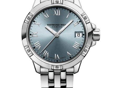 Raymond Weil Tango Classic Ladies Quartz Blue Dial Steel Date 5960-ST-00500 Fashion