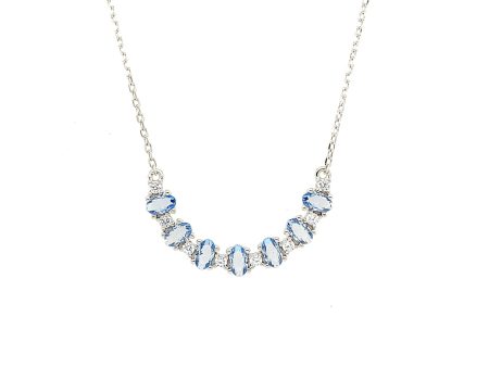 Ovale Acqua Mezzaluna Necklace RNOHAB-WR on Sale