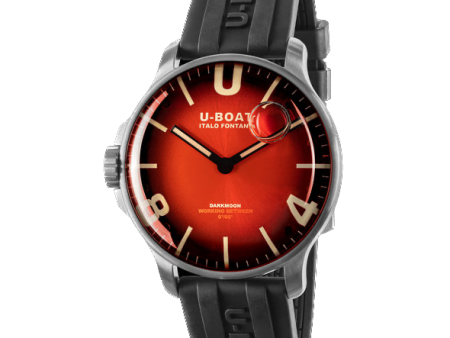 U-BOAT DARKMOON 40 MM CORAL RED SS SOLEIL  9500 Online now