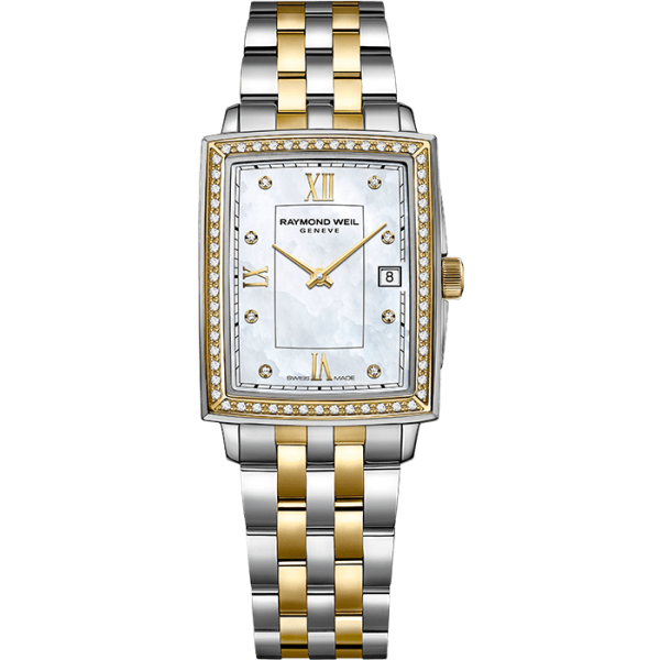 Raymond Weil Toccata Ladies Diamond Quartz Two-tone Mother of Pearl Dial Two-tone Stainless Steel 5925-SPS-00995 Online