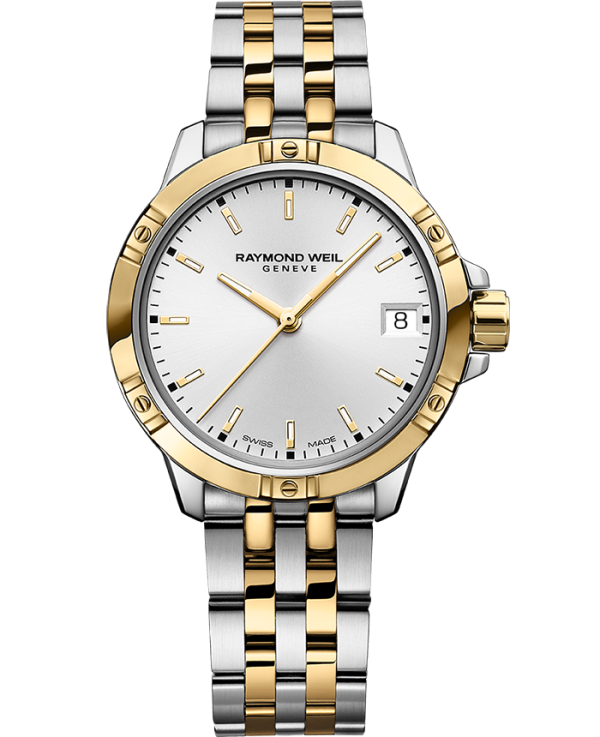 Raymond Weil Tango Men s Quartz White Dial Two-Tone Bracelet 5960-STP-30041 Online Sale