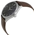 Oris Artelier Date Automatic Stainless Steel Gray Dial Brown Leather Strap Mens Watch 733 7721 4053-07 5 21 65FC Cheap