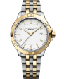 Raymond Weil Tango Men s Quartz White Dial Two-Tone Bracelet 8160-STP-30041 For Sale