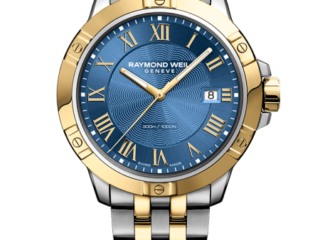 Raymond Weil Tango Classic Men s Two-tone Blue Dial Quartz 8160-STP-00508 Online Sale