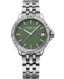 Raymond Weil Tango Men s Quartz Diamond Green Frosted Dial Bracelet 5960-STS-52061 on Sale