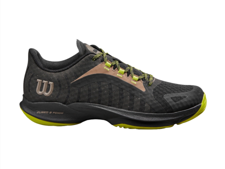 WILSON HURAKN PRO MEN S PADEL SHOE BLACK LIME WRS332840U Online now