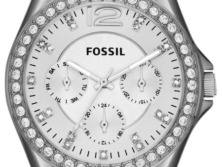 Fossil Riley Multifunction Stainless Steel Watch ES3202 on Sale