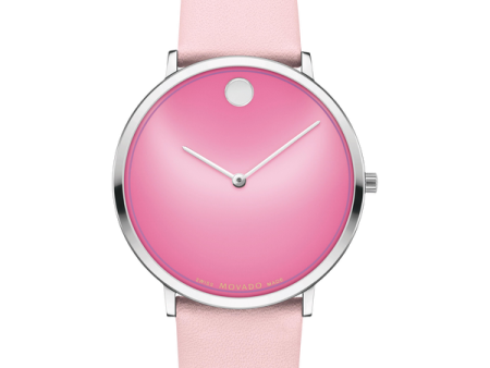 MOVADO - MODERN 47 - PINK MUSEUM WITH FLAT DOT Online Hot Sale