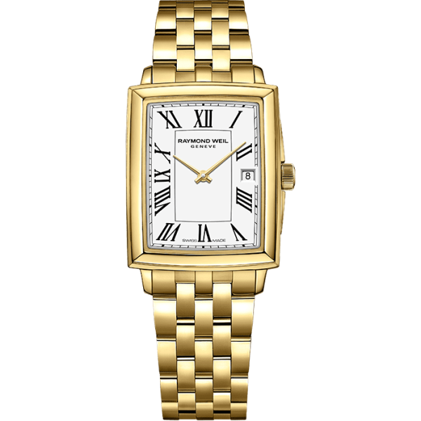 Raymond Weil Toccata Ladies Gold Quartz White Dial Stainless Steel  5925-P-00300 For Sale