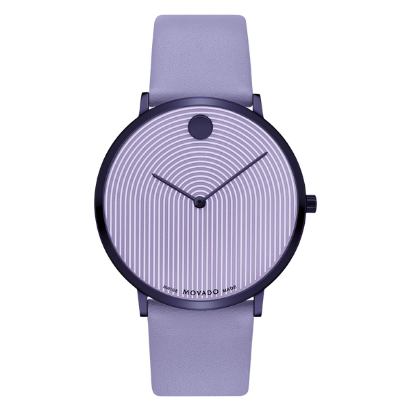 MOVADO - MODERN 47 - PURPLE MUSEUM WITH FLAT DOT Cheap