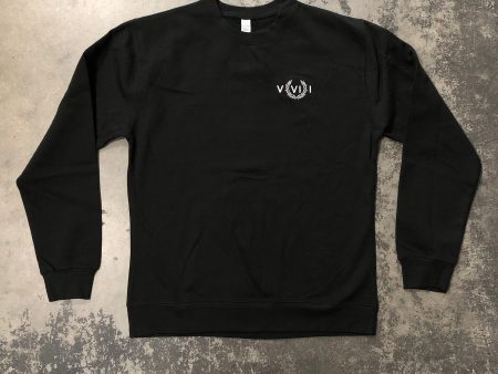 561 Sweatshirt Crewneck Numeral Black White Online Hot Sale