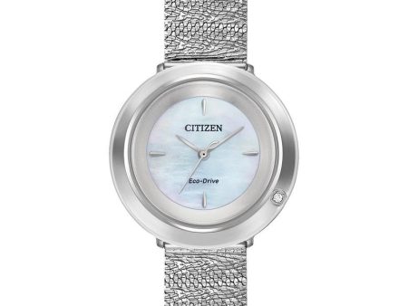 CITIZEN Ladies Eco-Drive Watch- L Ambiluna EM0640-58D Fashion