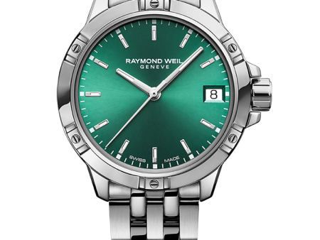 Raymond Weil Tango Men s Quartz Green Dial Bracelet 5960-ST-52051 Online Hot Sale