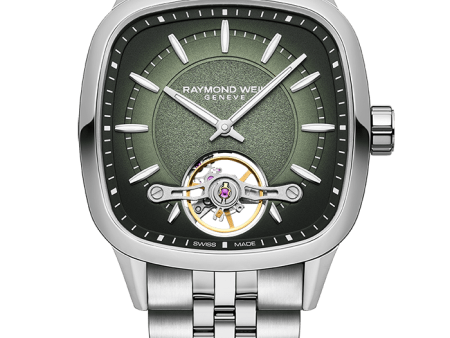 Raymond Weil Freelancer Calibre RW1212 Men’s Automatic Green Steel 2790-ST-52051 Fashion