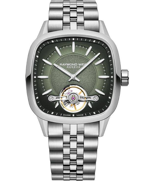 Raymond Weil Freelancer Calibre RW1212 Men’s Automatic Green Steel 2790-ST-52051 Fashion