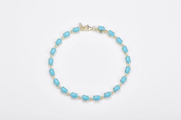 Tennis Pietra Bracelet -Tourquoise Online Sale