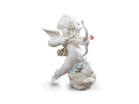 Straight to The Heart Cupid Angel Figurine REF: 1009209 Online Hot Sale