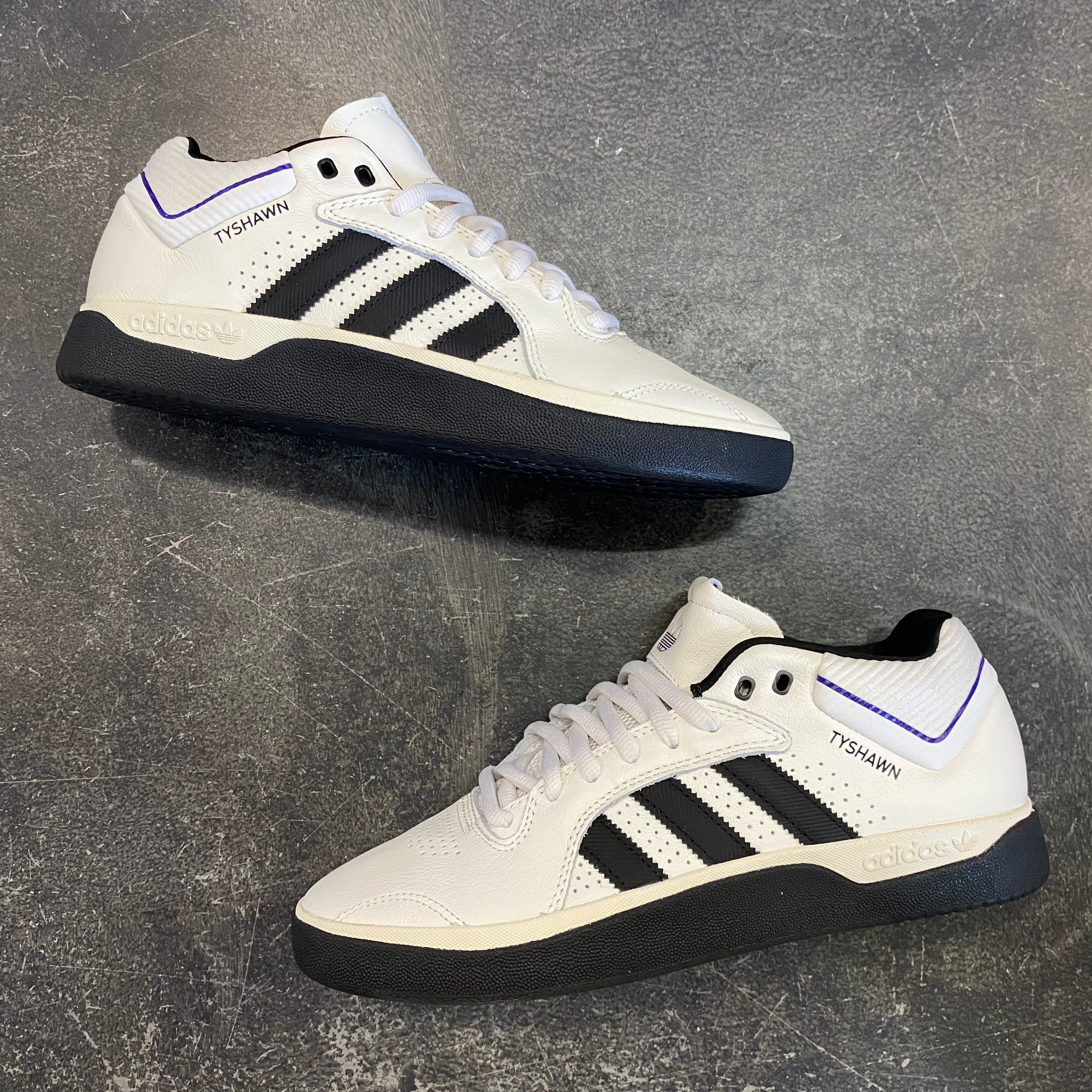 Adidas Tyshawn White Black Purple Cheap