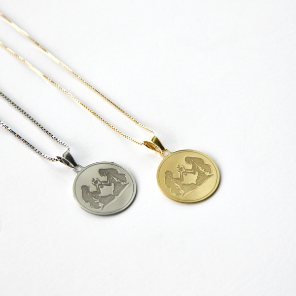 Gemini - Personalised Zodiac Necklace Ref :GeminiS  GeminiY Online now