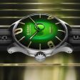 U-BOAT Watch Concentrate on Darkmoon Green Ss Soleil 44mm Green Quartz Steel 8702-B Cheap