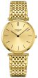 Longines La Grande Classique Yellow Gold PVD Gold-Tone Dial Quartz Unisex Watch L4.755.2.32.8 on Sale