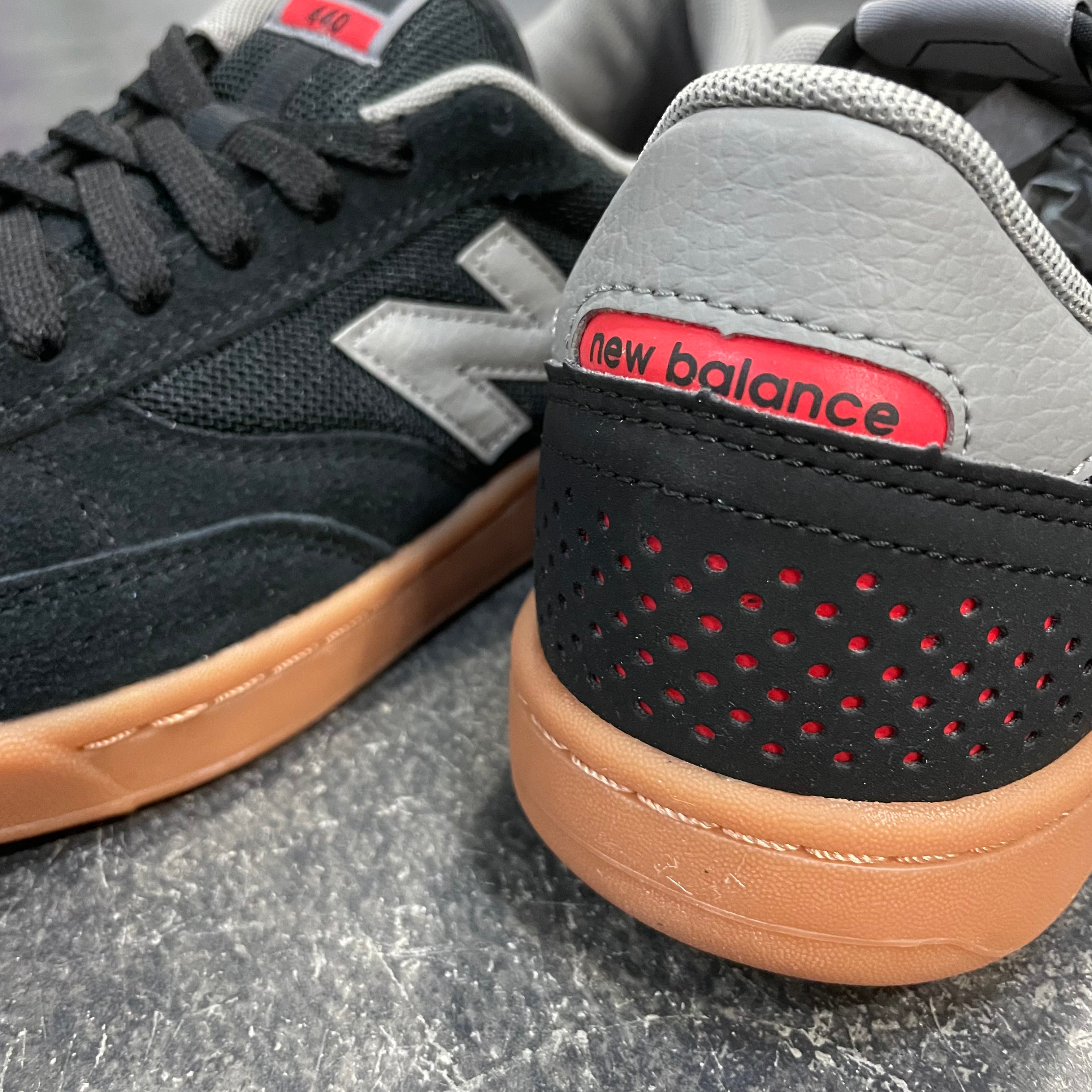 New Balance Numeric 440 Black Grey Gum SALE Cheap