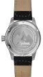 Alpina Startimer Pilot Automatic Stainless Steel Black Leather Strap White Dial Date Mens Watch AL-525S4S6 Online Hot Sale