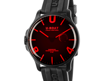 U-BOAT DARKMOON 44MM RED GLASS IPB CODE 8466 B Online Sale