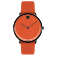 MOVADO - MODERN 47 - ORANGE MUSEUM WITH FLAT DOT Supply